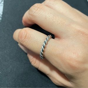 Pandora Interwind Twist Ring sz 54(7)